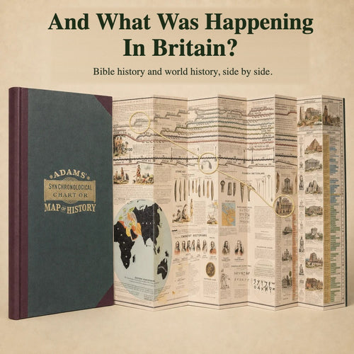 And what was happening in Britain? Bible history and world history, side by side.