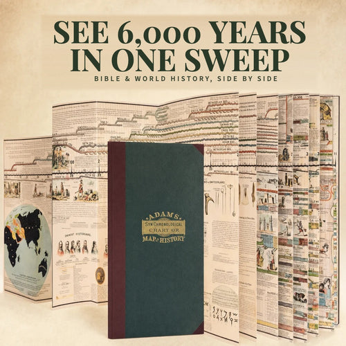 See 6,000 years in one sweep: Bible and world history, side by side.
